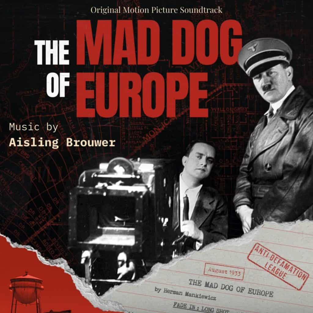 Cover artwork for "The Mad Dog of Europe" original soundtrack by Aisling Brouwer.