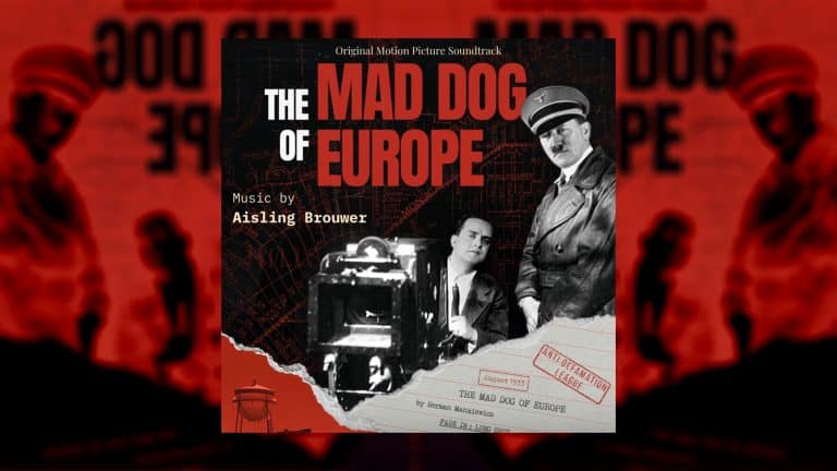 Blog post artwork for "The Mad Dog of Europe" original soundtrack by Aisling Brouwer.