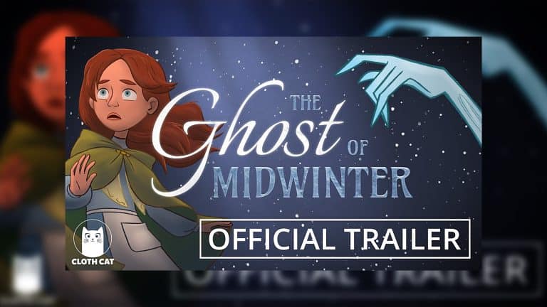 Blog post artwork for the animation "The Ghost of Midwinter" with music by Brolly Brollyman.