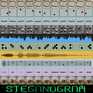 Cover artwork for "Steganogram" album by Insides And Outsides.