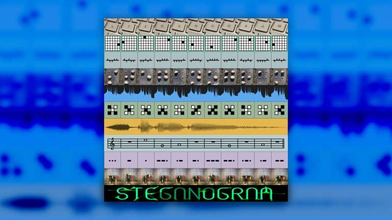 Blog post artwork for "Steganogram" album by Insides And Outsides.