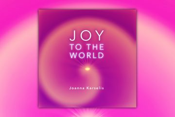 Blog post artwork for the Christmas song "Joy To The World" preformed by Joanna Karselis.