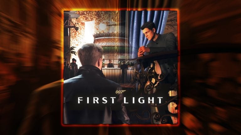 Blog post artwork for "007 First Light: Gameplay Trailer" with music by Marcus Hedges