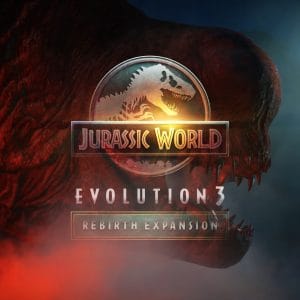 Cover artwork for the Jurassic World Evolution 3: Rebirth Expansion - Launch Trailer with music by Marcus Hedges.
