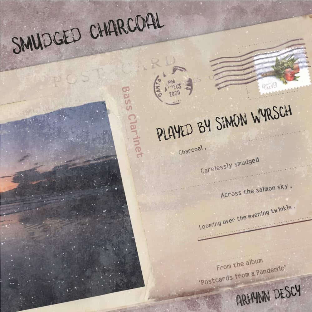 Postcards from a Pandemic - Smudged Charcoal