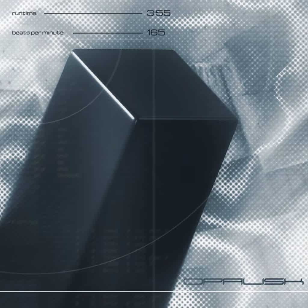 Cover artwork for "Opalisk" (from "PLINTH" Original Soundtrack) by Rupert Cole.