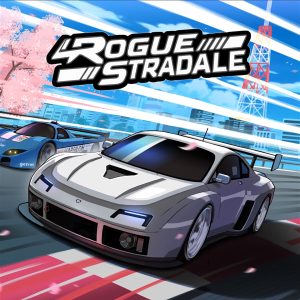 Cover artwork for "slip///stream (from "Rogue Stradale")" by Rupert Cole.