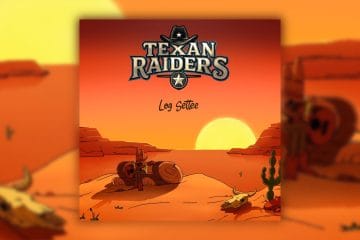 Blog post artwork for "Log Settee" single from the Texan Raiders (Sandy Nuttgens)