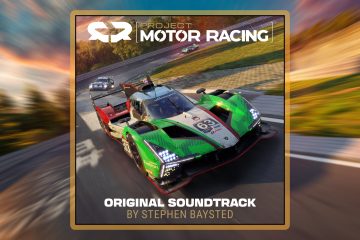 Blog post artwork for "Project Motor Racing" video game soundtrack by from composer Stephen Baysted.