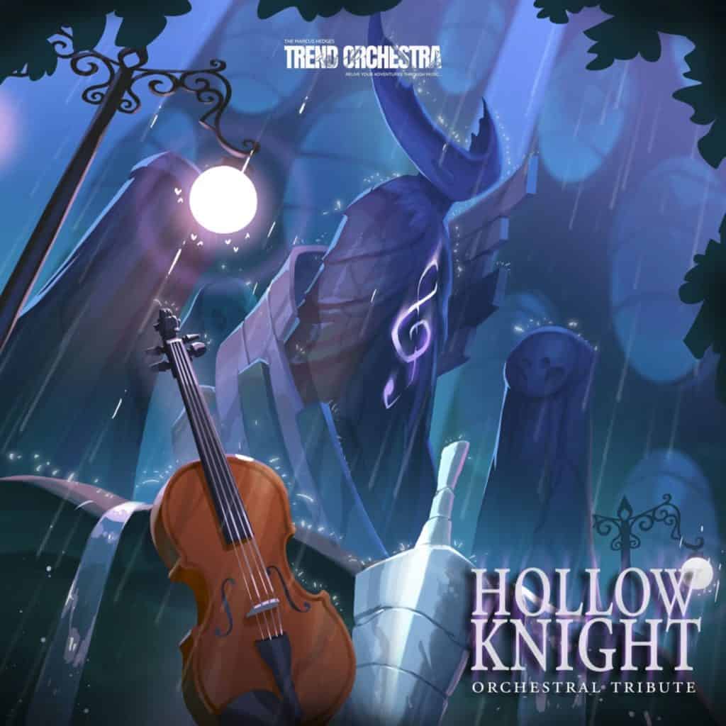 Cover artwork for "Hollow Knight Orchestral Tribute" by The Marcus Hedges Tredn Orchestra.